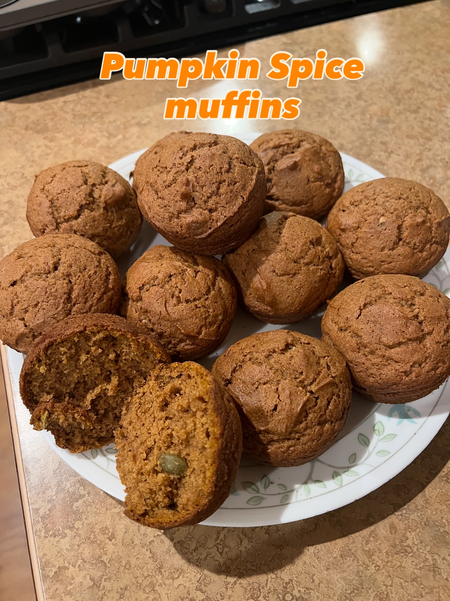 Easy peasy delicious Pumpkin Spice muffins, and they’re gluten free too 🎃 Where’s the cream cheese 🤷‍♀️ #pumpkin #glutenfree #sunsetgourmet #fall